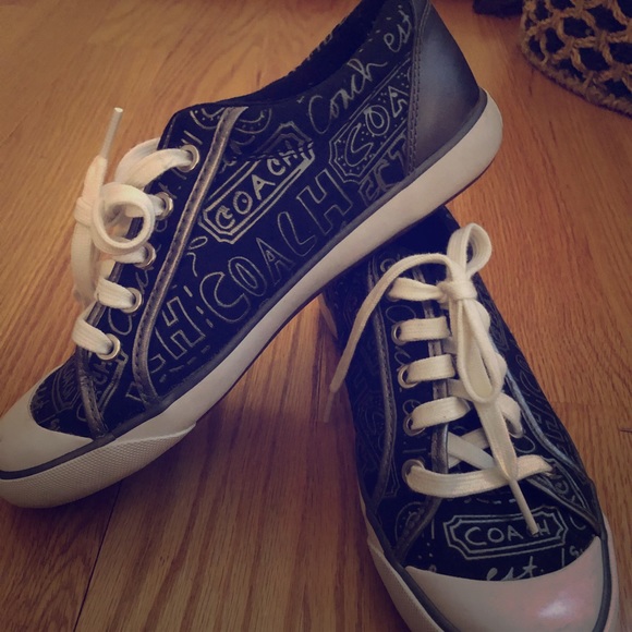 Coach Shoes - Black Coach Sneakers